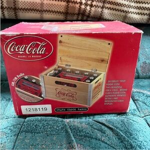 Coca-Cola Crate Clock Radio